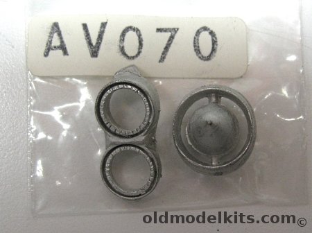 Aeroclub 1/72 BAC Lightning Nose Ring and Jet Pipe (Exhaust), AV070 plastic model kit
